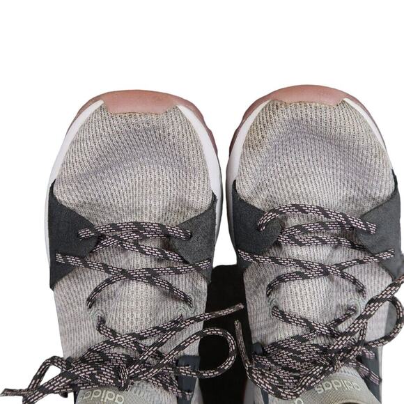 Adidas Shoes Women 6.5 Athletic Trail Running Quesa Cloudfoam Casual Active Gray - Picture 7 of 13